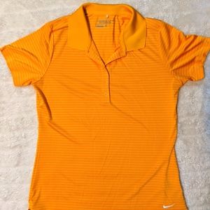 Orange Nike Golf Polo